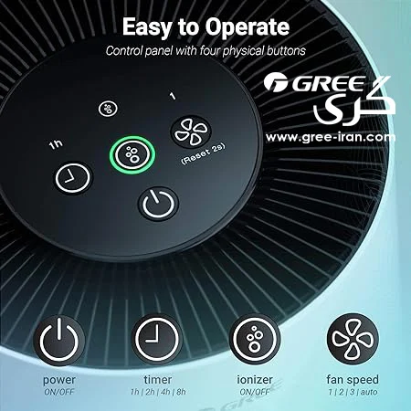 تصفیه کننده هوا گری مدل Falcon 120 فالکون تصفیه کننده هوا گری مدل Falcon 120 فالکون - تصویر 4